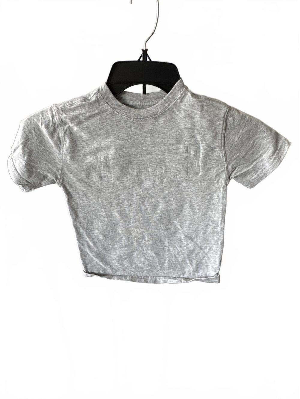 Faded Glory Kids Heather Gray Short Sleeve T Shirt Size XS 4 5 Boys Kids